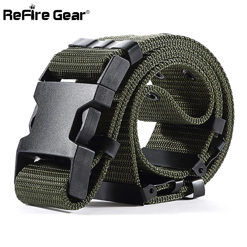 Ремень ReFire Gear SWAT мужской тактический армейский пояс в стиле милитари прочный