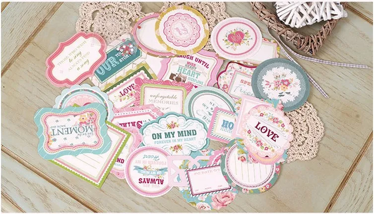 Винтажные титры и цитаты кардсток высеченная упаковка бумажные высечки