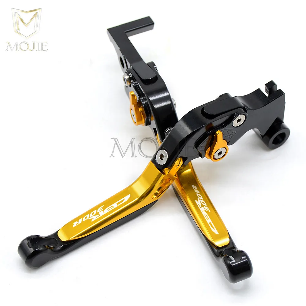 Для Honda CBR300R/CB300F/FA CBR 300R CB 300F CB 300 FA CB300- мотоцикл складной выдвижной тормозные рычаги сцепления Набор - Цвет: Black Gold