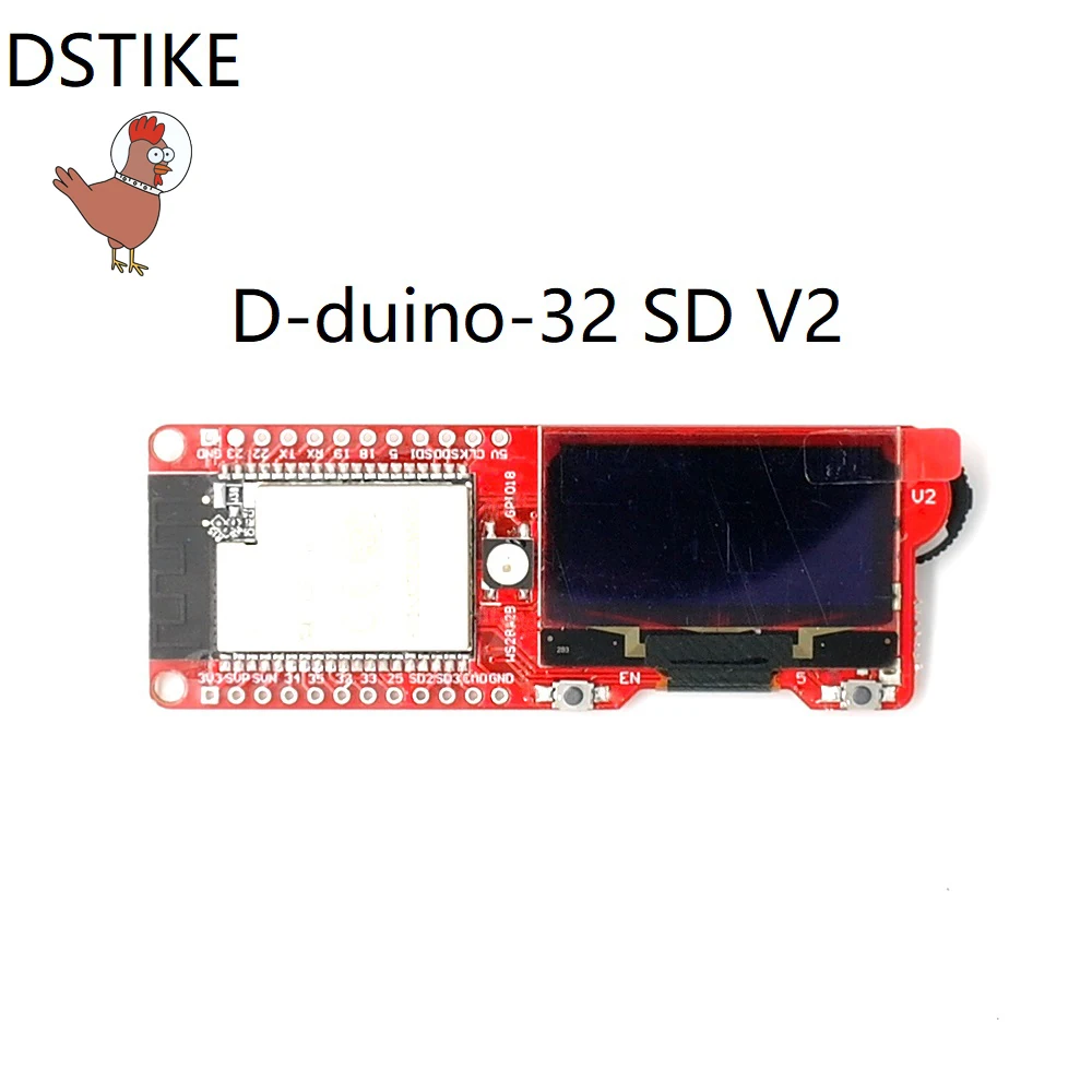 DSTIKE Wi Fi пакет монитор V3 (Preflashed D duino 32 SD) ESP32 O светодио дный SD карты IOT Development Kit Arduino RGB