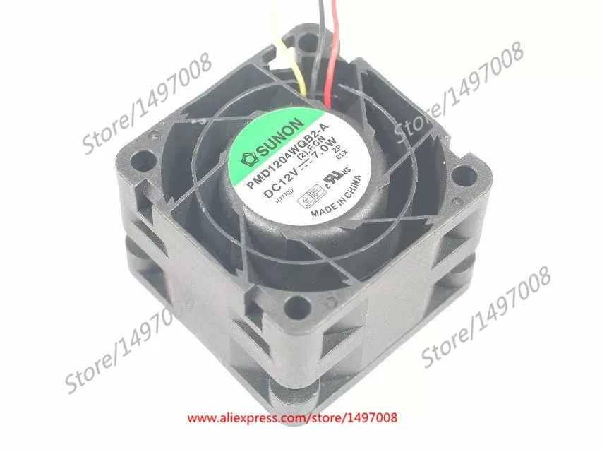 SUNON PMD1204WQB2-A (2).F.GN DC 12 В 7,0 Вт 40x40x28 мм, вентилятор охлаждения сервера