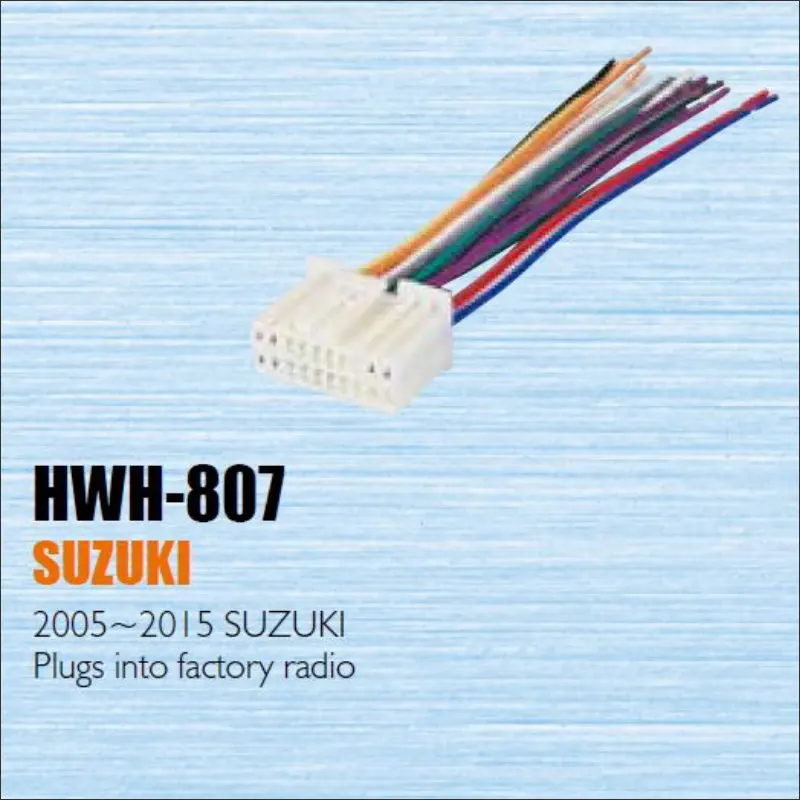 Автомобильный проигрыватель CD провод питания кабель Разъем для Suzuki 2005-2015 в