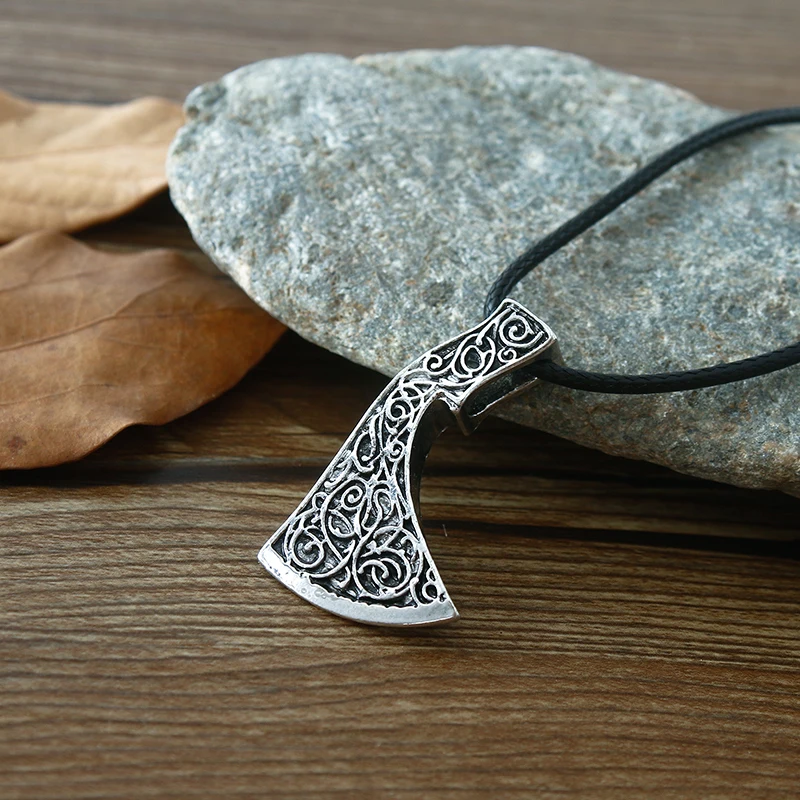 

New 1pcs huge slavic perun's axe pendant amulet necklace norse jewelry