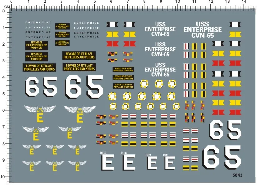 US NAVY USS Enterprise (CVN 65) комплект модели авианосца с ядерным питанием|Наборы для сборки