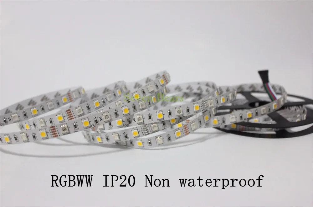Светодиодная лента 20 М 5050 RGBW RGBWW Водонепроницаемая 5 м 10 15 IP65 Лента + 18A RF пульт