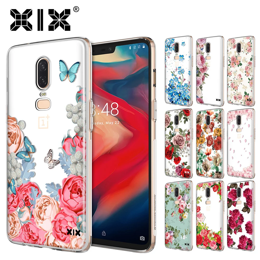 Чехол XX из мягкого силикона и ТПУ для OnePlus 6T чехол с розовыми цветами 5T 2019 Новое