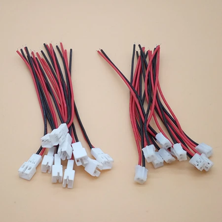 10 Pairs 2P 10 пар Micro JST PH 2,0 2P 3P 4P 5P 6PIN штекер с проводными кабелями 100 мм - Цвет: 10 Pairs 2P
