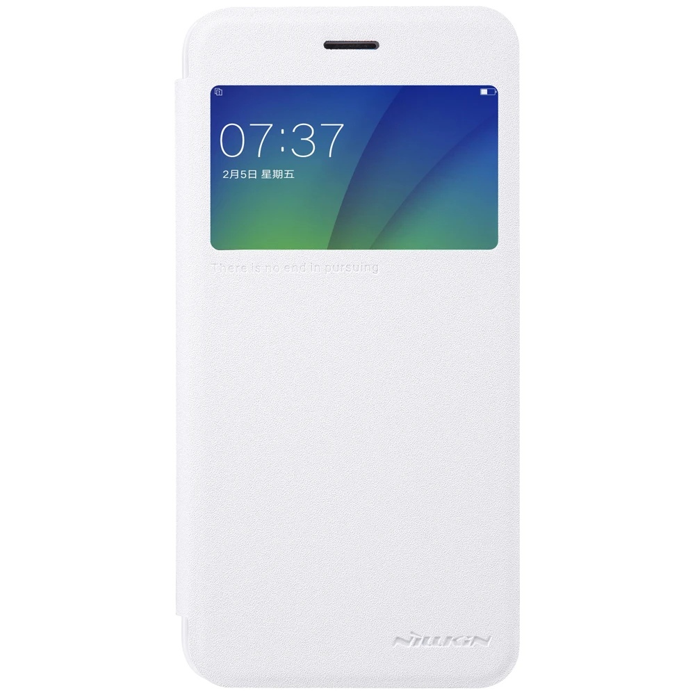 Original NILLKIN NEW PU Leather Sparkle Case For OPPO A39 Inner Magntism Sleep Function Fundas Carcasa Housing Cover |