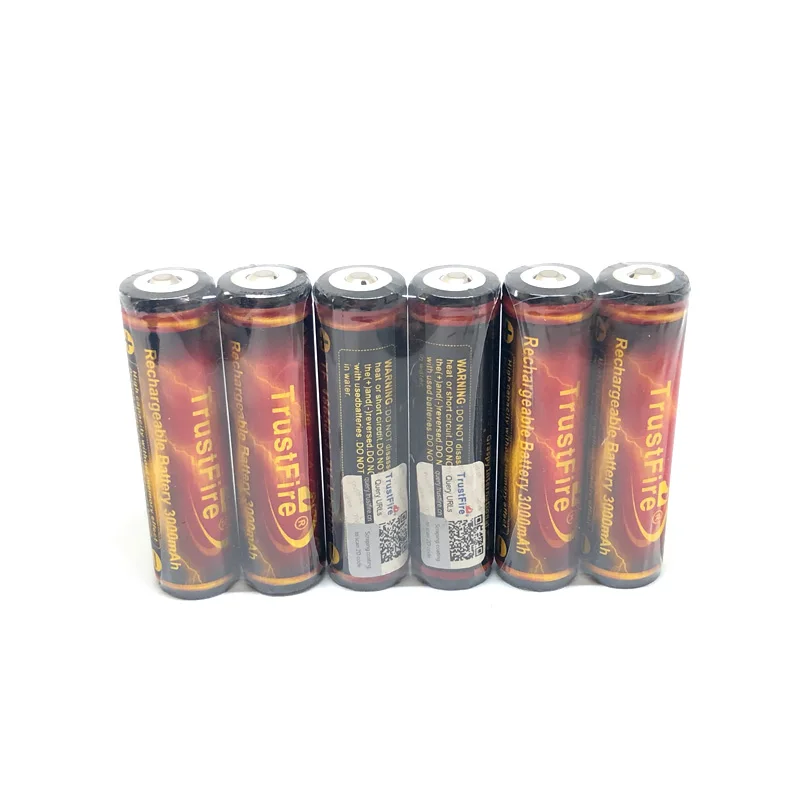 TrustFire Защищенный 18650 аккумулятор 3,7 V 3000mAh фонарь для камеры фонарик 18650 аккумуляторные батареи с PCB