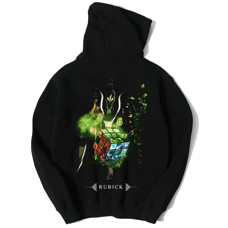WBDDT Rubick мужские DOTA 2 толстовки хлопок герой молния толстовка боковые худи с карманами верхняя одежда унисекс пальто