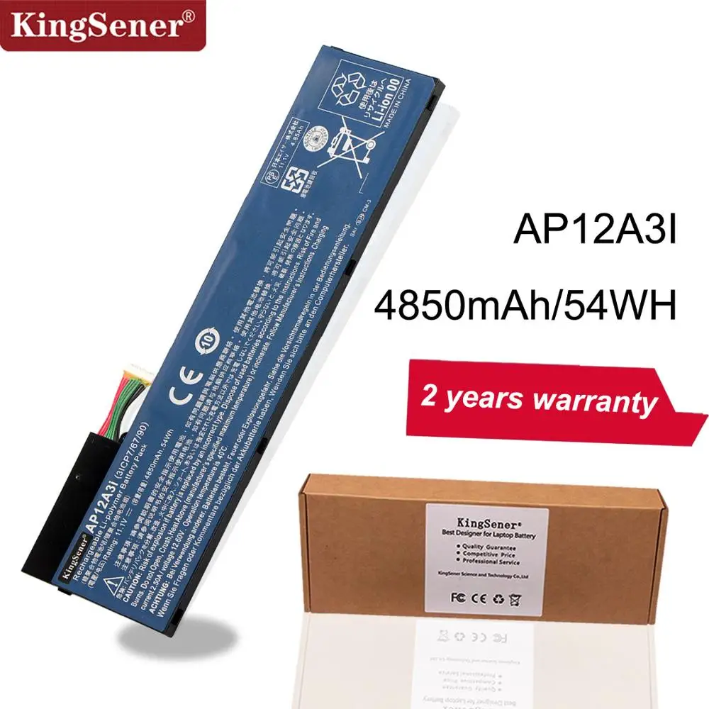 11,1 В 4850 мАч KingSener Новая батарея AP12A3i для acer Iconia W700 Aspire Timeline Ultra U M3-581TG M5-481TG AP12A3i AP12A4i 54WH