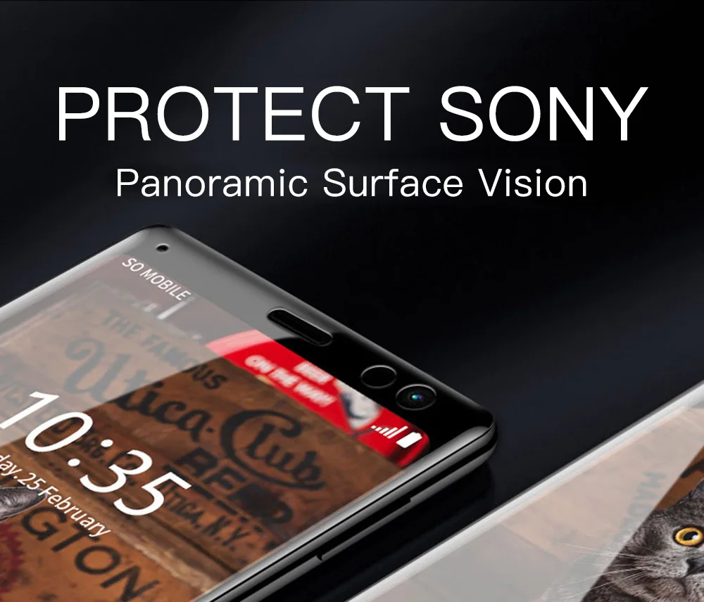 Закаленное стекло для sony X XA XA2 XZ2 Uitre XA1 Plus XZ Peremium XZ1 компактная Противоударная 3D изогнутая Защитная пленка для экрана