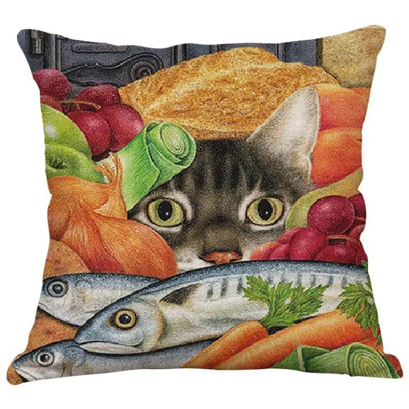 Factory Supply 2017 New Hot Cute Cartoon Cat Pillow Home Baby Room Decorative Kids Cushion For Holiday Gifts | Дом и сад