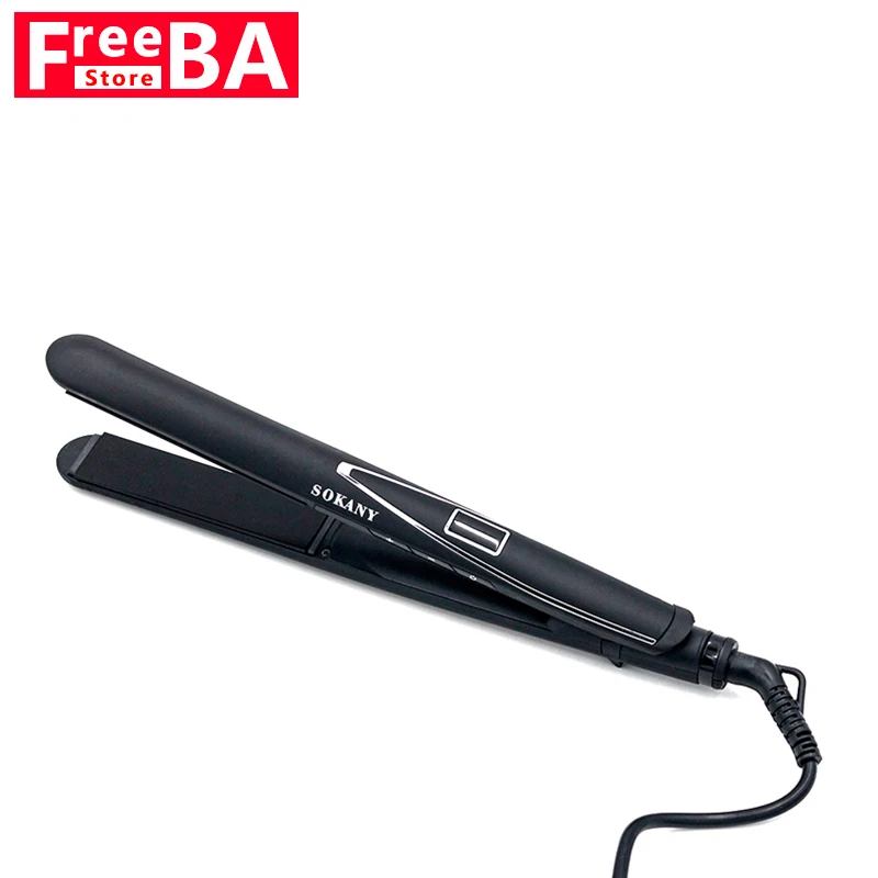 New Professional Hair Straightener Tourmaline Ceramic Straightening Iron Curling Irons Styling Waves | Красота и здоровье