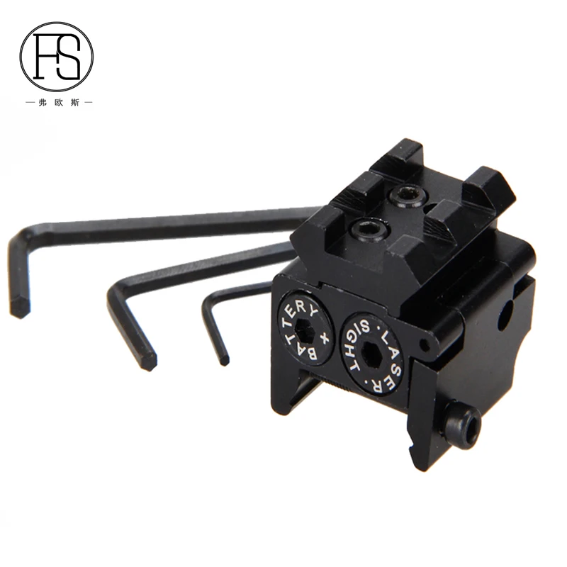 Тактический Мини прицел с красным лазером для пистолета или винтовки 20 мм