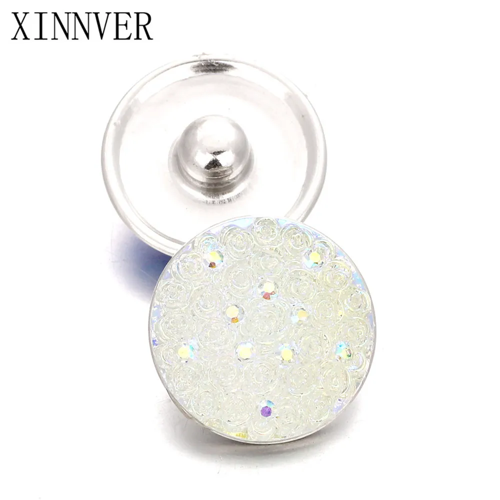 10 шт./лот Случайная Доставка Красочные 18 мм цветы резиновые кнопки давление