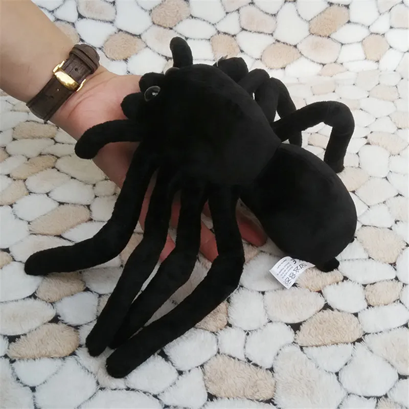 Игрушка плюшевая паук кукла черная креативная 30 см|plush toys|birthday gifttoy soft |