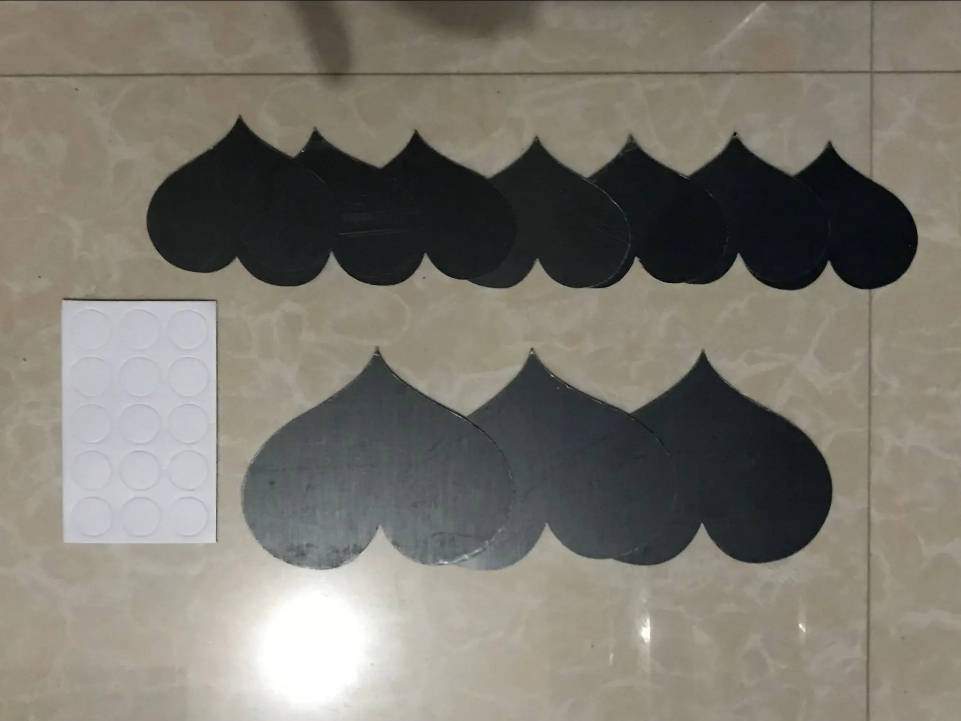 black 10pcsLove сердце акриловые 3D зеркальные наклейки на стену Наклейка для дома Настенная Наклейка Съемная Наклейка Декор для гостиной и ванной комнаты - Цвет: black