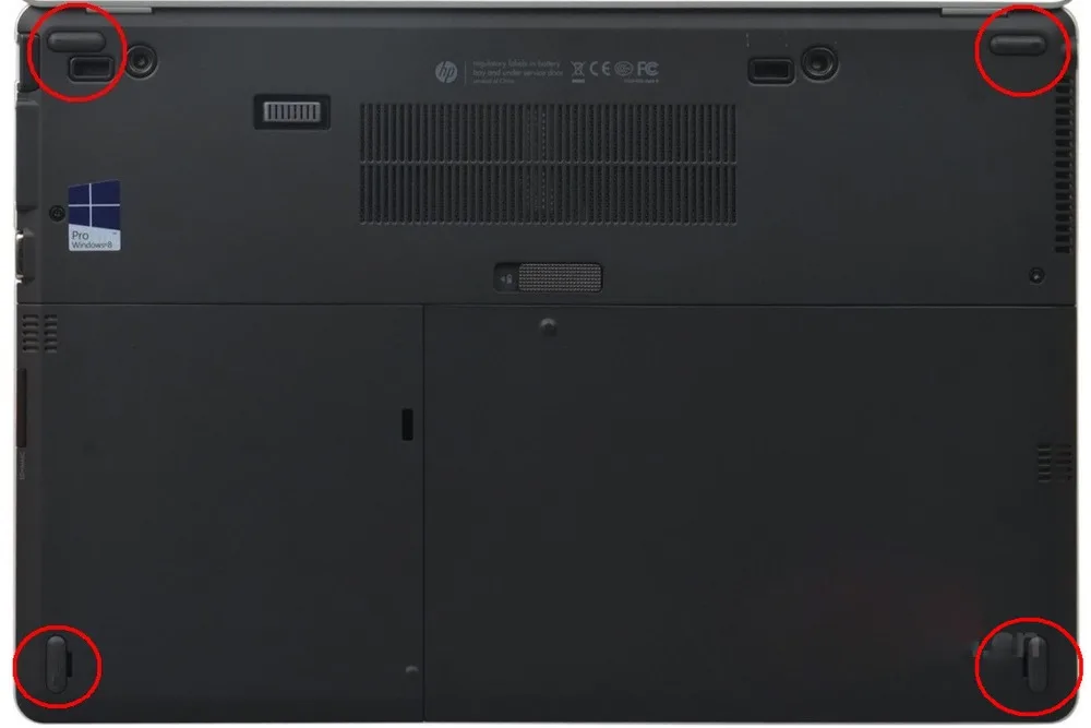 8 шт./компл. резиновые ножки для ноутбука HP EliteBook Folio 9470M 9480M|Сумки и чехлы ноутбуков|