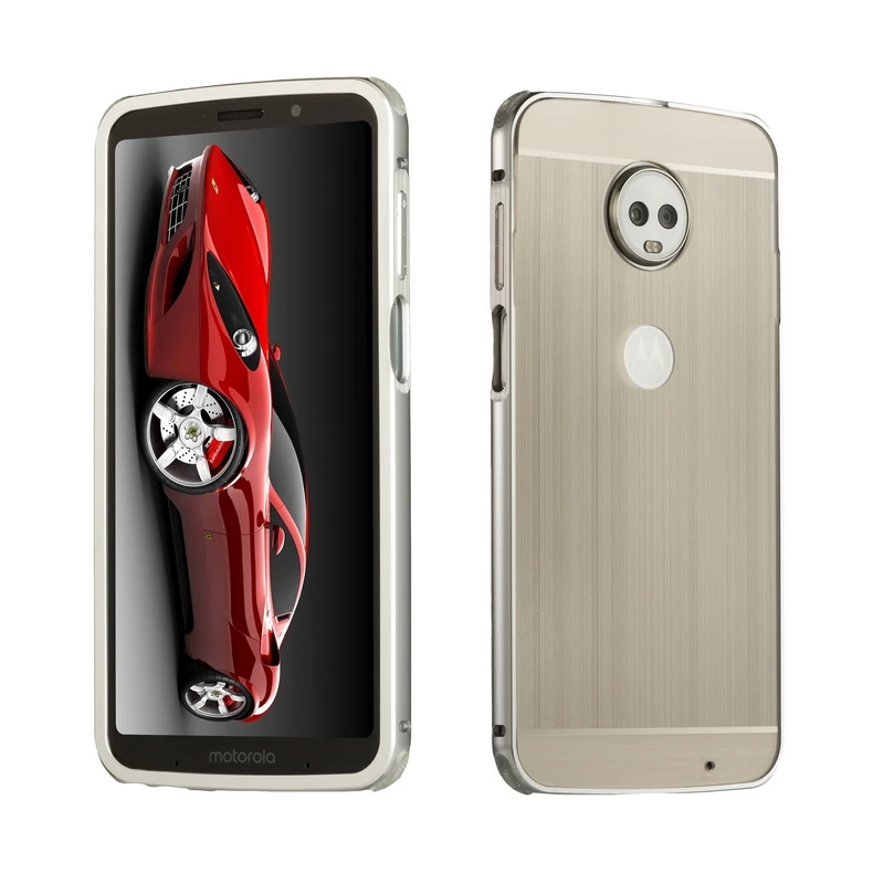 Для Motorola MOTO Z2 играть металлический корпус Алюминий рамка+ со щеткой ударопрочный Жесткий Телефон Обложка на мото Z3 Play чехол
