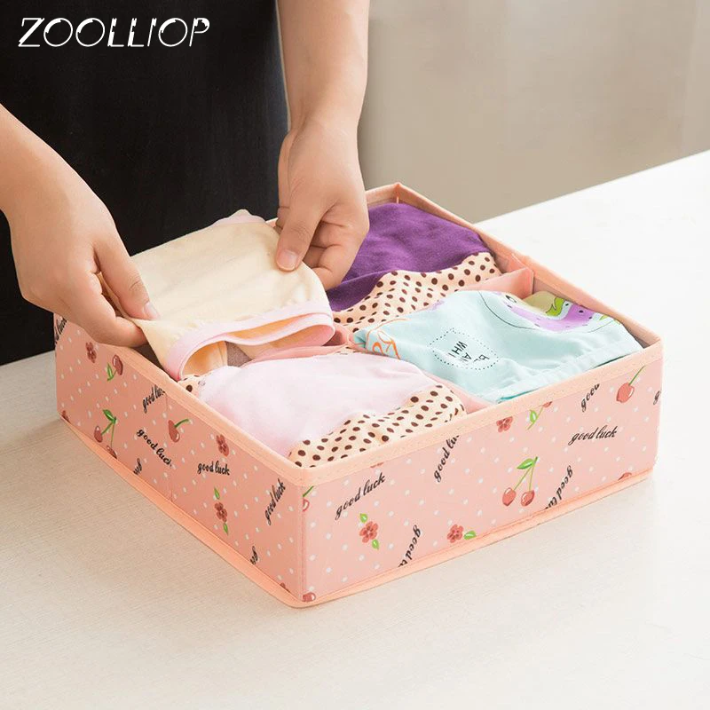 Underwear Bra Organizer Storage Box Multi Colors Drawer Closet Organizers Boxes For Scarfs Socks | Дом и сад