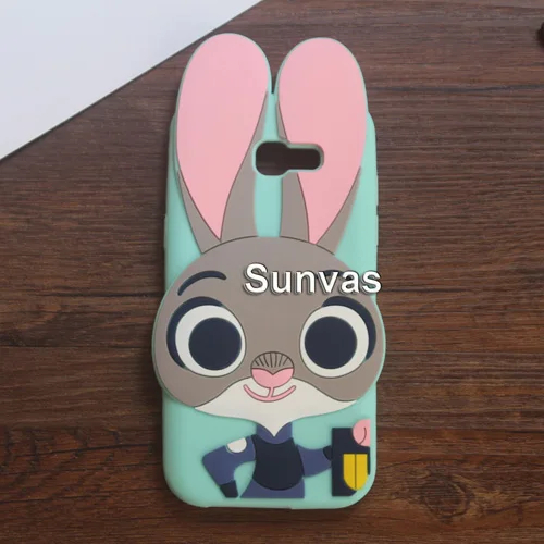 Green Judy Для Samsung Galaxy A5 A520 3D с изображением из мультфильма Lucky Cat Мягкий силиконовый чехол для задней панели с логотипом в виде ракушки Fundas Coque Капа с единорогом - Цвет: Green Judy