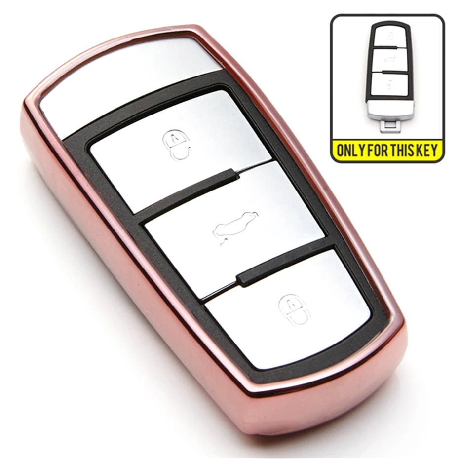 KUKAKEY чехол для автомобильного ключа Volkswagen VW CC Passat B6 B7 3C Maogotan R36 B5 B7L держатель