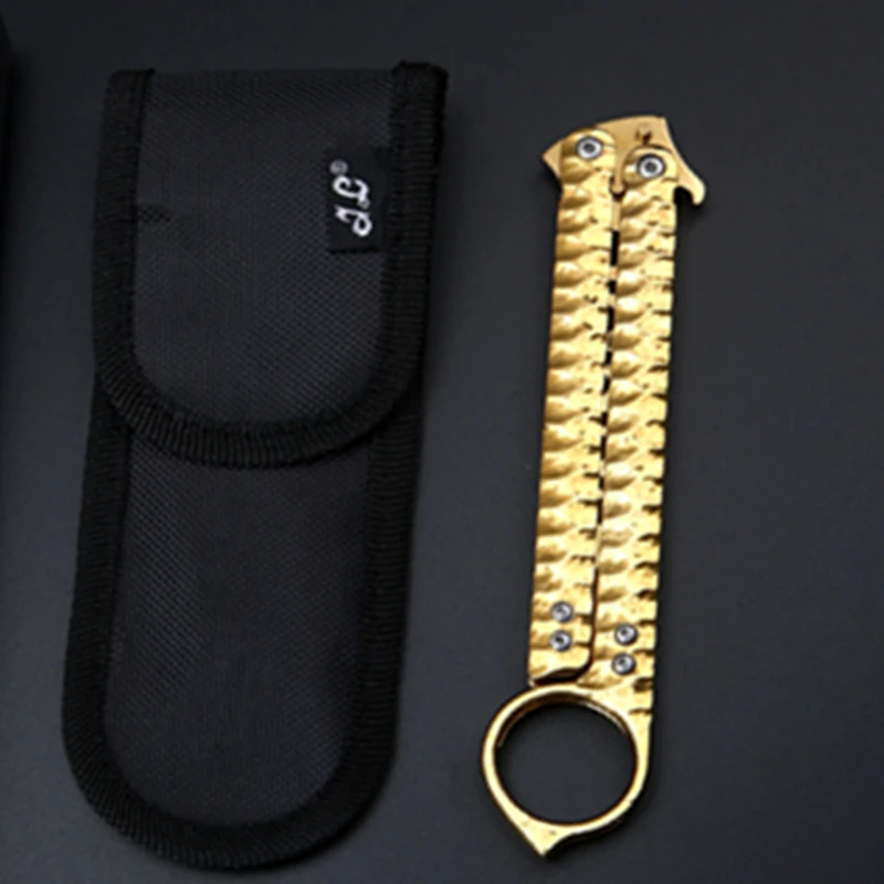 HAOXIA 50 для тусклых лезвий многоцветная практика бабочка в Balisong нож тренера|blades for knife|for knifepractice butterfly |