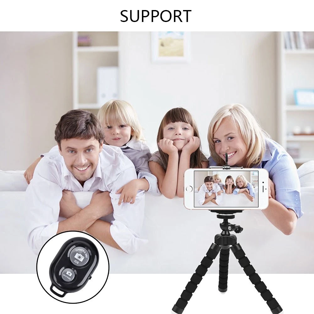 Штатив Осьминог YIXIANG держатель для цифровой камеры с Bluetooth затвором подходит iPhone