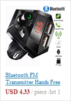 Bluetooth fm-передатчик mp3-плеер USB флеш-накопитель для автомобиля SD AUX Handsfree DE