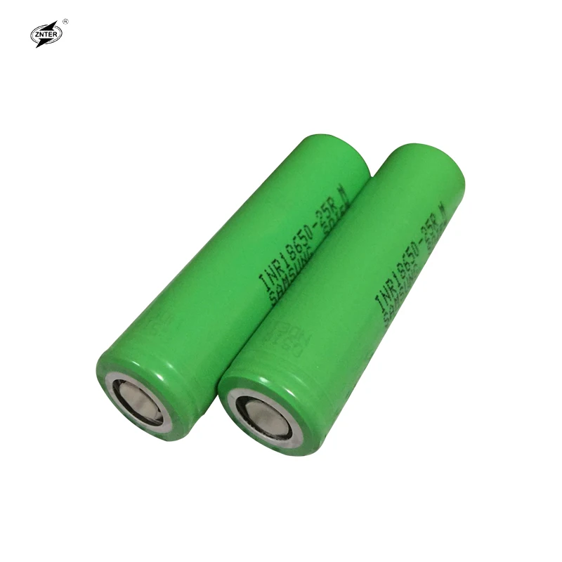 ZNTER 100% Оригинал 3 7 V INR18650 25RM 35A 18650 батарея для Samsung 2500mAh литий ионная игрушечного