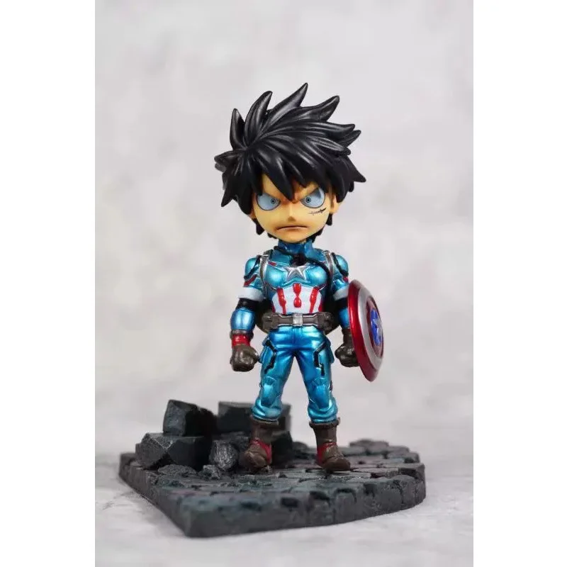 13 cm Captain America Luffy PVC Action Figure T30 | Игрушки и хобби