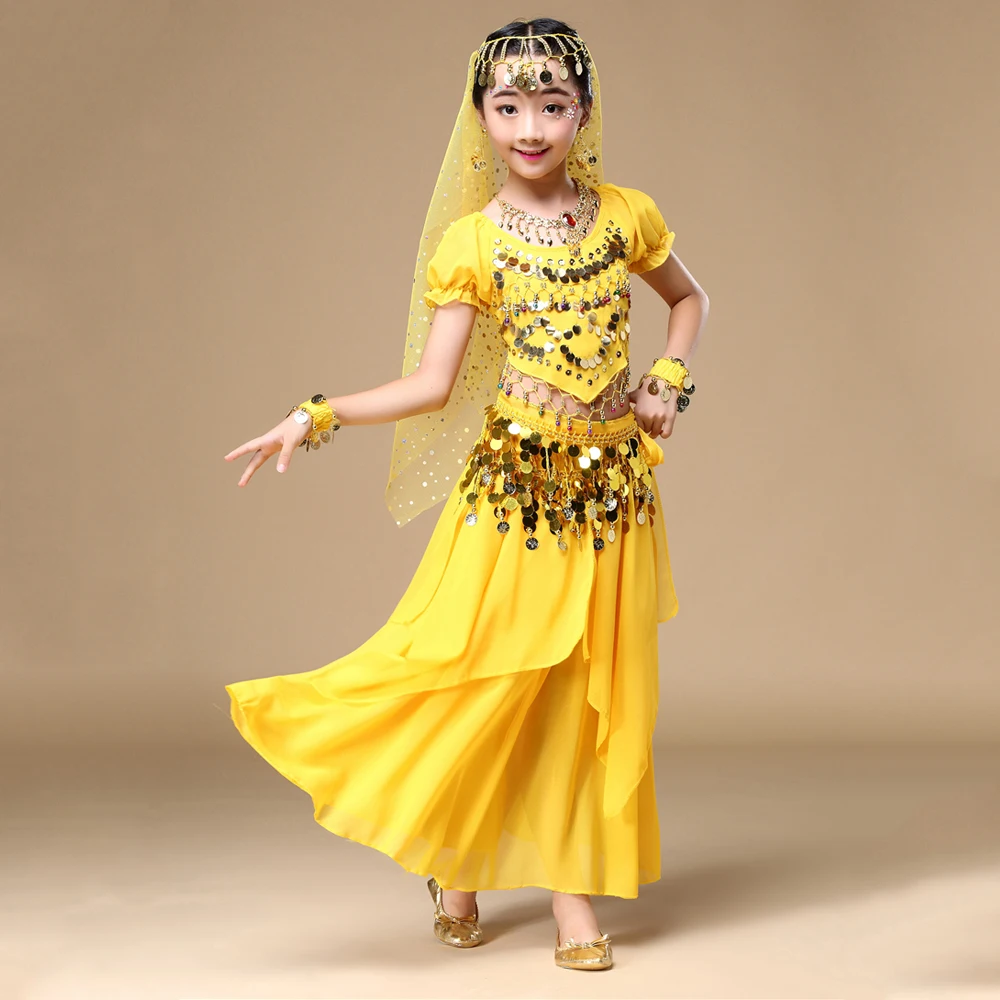 2018 восточные костюмы для танца живота детские одежда выступлений в стиле