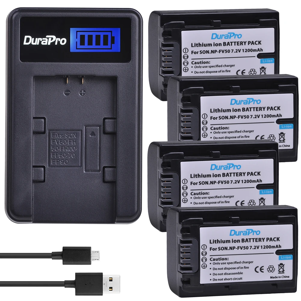 4 шт., Аккумулятор для камеры SONY CX390 290E PJ510 820E 790E 660E XR260 CX700E PJ50E 30E SR68, 1200 мАч 4 шт., Аккумулятор для камеры SONY CX390 290E PJ510 820E 790E 660E XR260 CX700E PJ50E 30E SR68, 1200 мАч