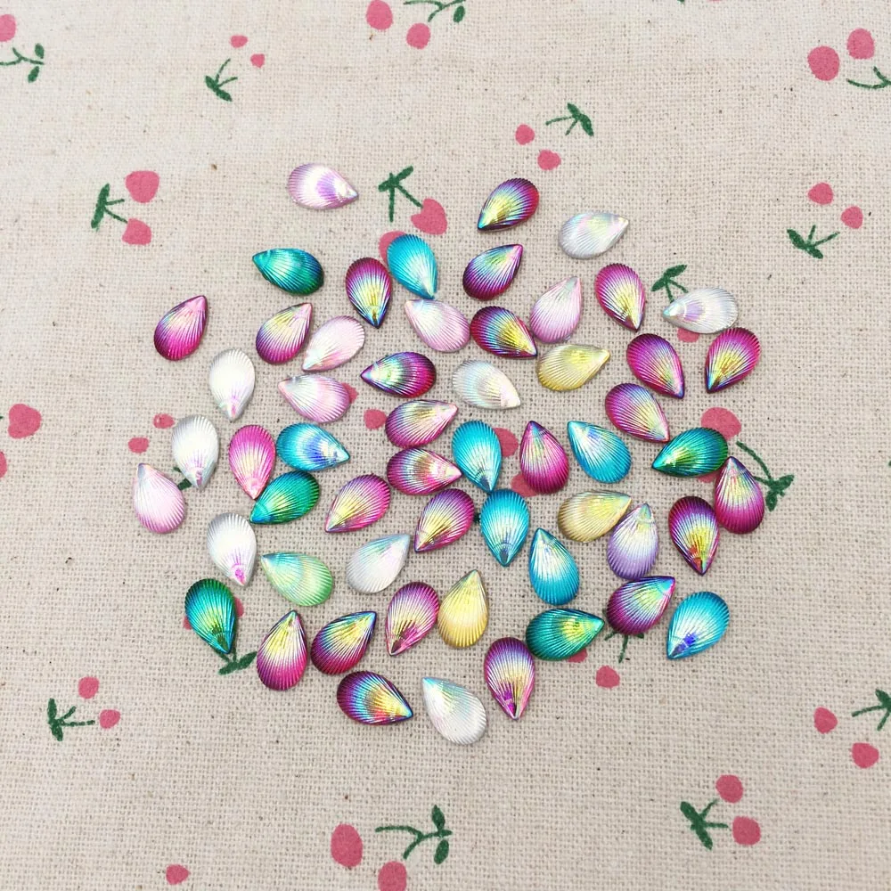 Кабошоны с плоской задней поверхностью 100 шт. кабошоны для рукоделия украшения