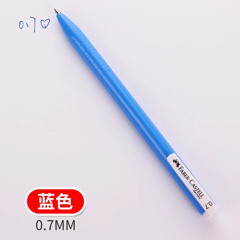 BLUE 05MM 5 шт.(Германия) FABER-CASTELL RX гель Треугольники стержень прессы гелевая ручка 0,38/0,5/0,7 мм гелевая ручка черного цвета - Цвет: BLUE 05MM