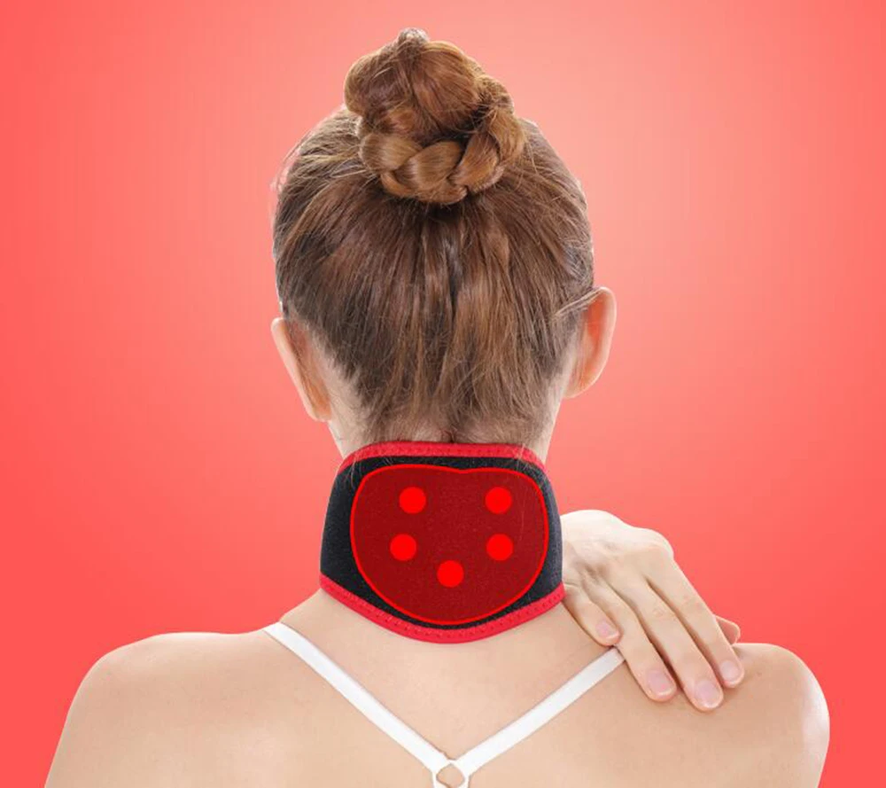 Шейный Воротник с магнитом для шеи защита от спонтанного нагрева