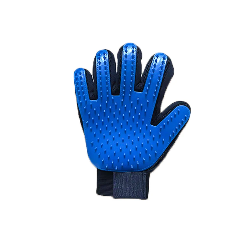 right hand Мягкая перчатка для ухода за домашними животными, перчатки для удаления волос для собак и кошек с длинным и коротким мехом, 1 шт - Цвет: right hand