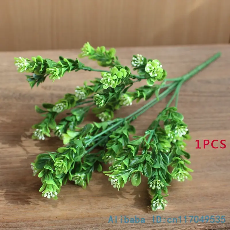 1 шт. красивые искусственные зеленые горшечные растения пластиковая трава