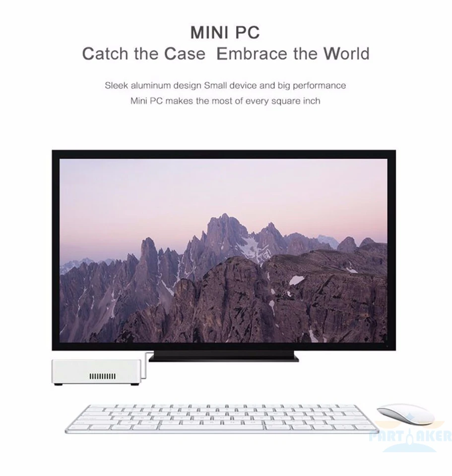 Причастником B15 Kaby Lake R Мини ПК Intel i5 8250U HDMI DP дисплей 2,4G/5G Wifi B/G/N/AC+ bluetooth