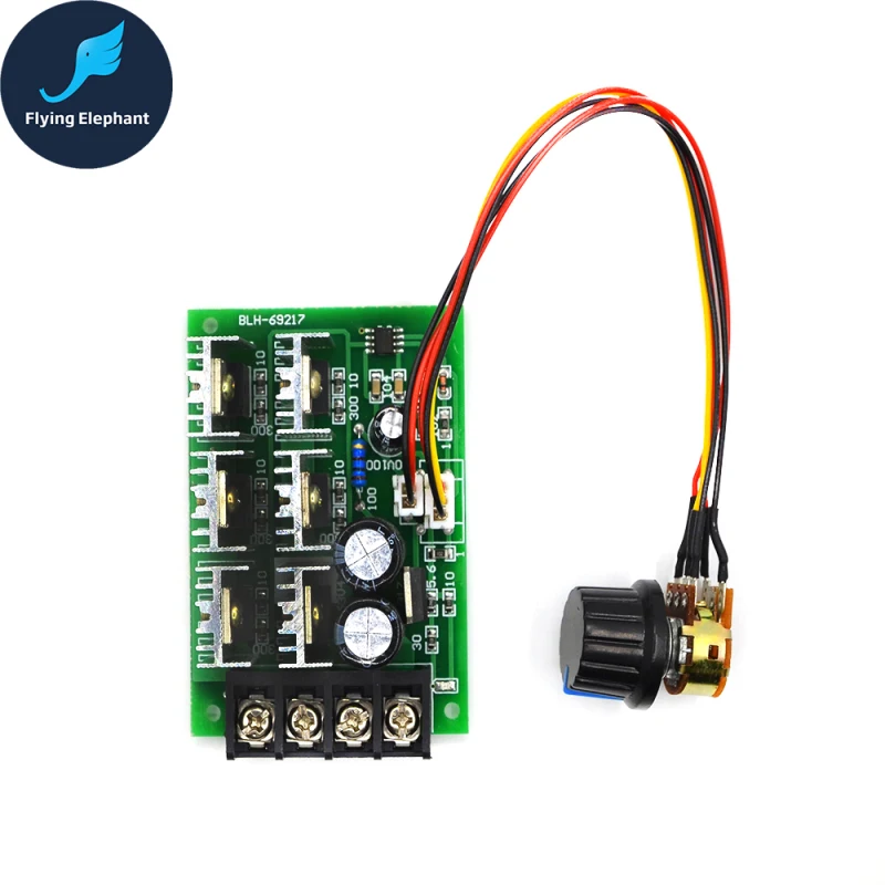 Шим тока регулятор частоты вращения двигателя 12v 24v 36v 48v 40A для щеточный мотор Управление 0