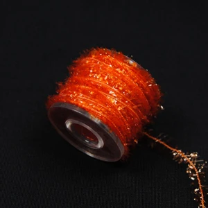 Orange 1pc Wifreo 1 шт. 19 цветов мишура синель материал для завязывания мушек стример Nymph материал для тела/заячье дубляжное волокно - Цвет: Orange 1pc