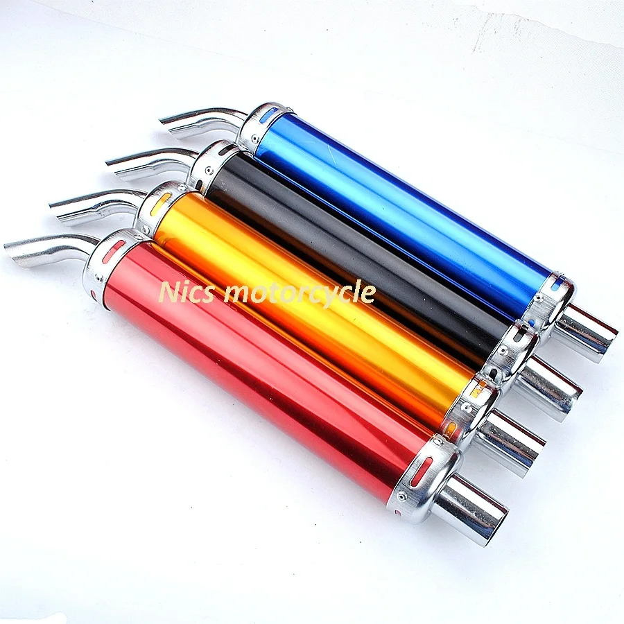 Универсальный выхлопной глушитель для мотоциклов гоночный питбайка GY6 выхлопная