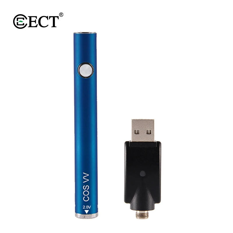 Vape Mod ECT COS Preheat VV батарея 450 мАч переменное напряжение электронная сигарета мод с usb