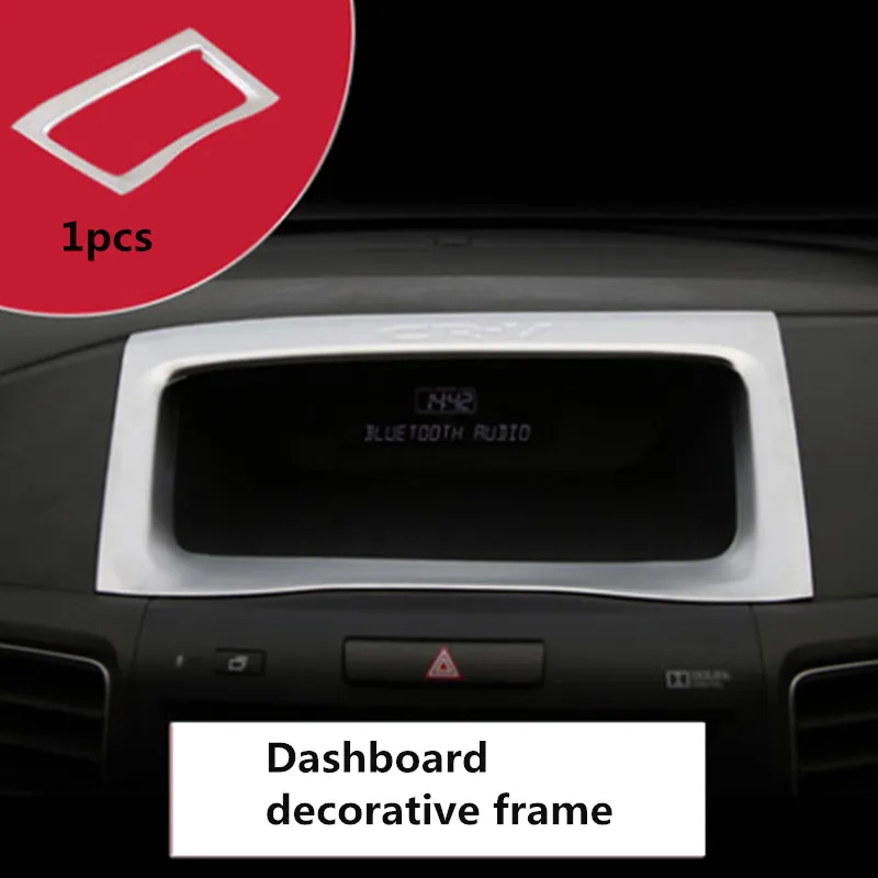 1pcs Для Honda CRV CR-V 2012- Автомобильный Центральный консольный переключатель крышка кнопки кондиционера выход вентиляционные крышки аксессуары - Название цвета: 1pcs