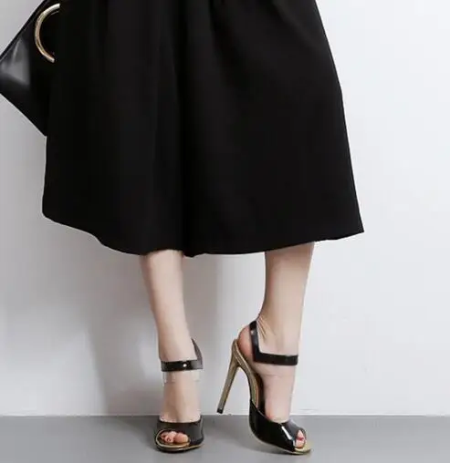 MANMITU3-Free перевозку груза падения 2017 летние пятки сандалии женщин сексуальная