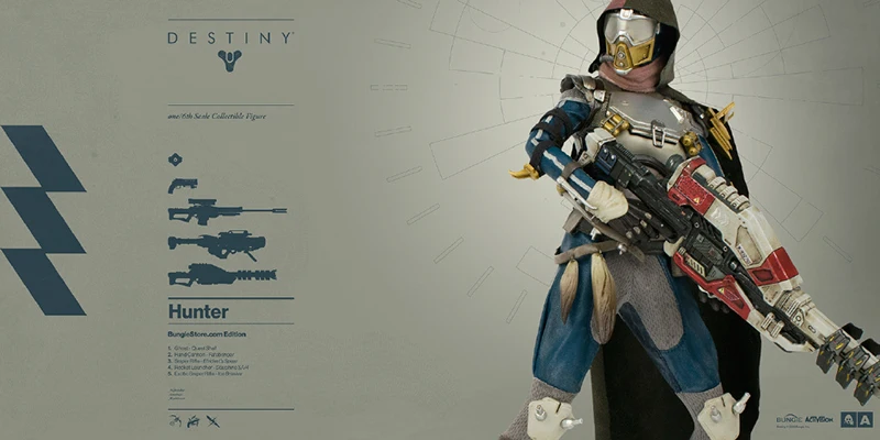 1:6 масштаб 3а игрушки серия Destiny Hunter Goldspiral Shader фигурка осень Splendor Shader Goldspiral Shader фигурка кукла игрушки подарок