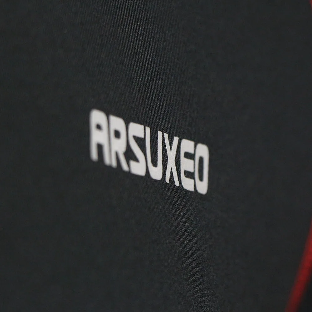 ARSUXEO мужские с длинным рукавом фитнес компресионные базовые слои футболки