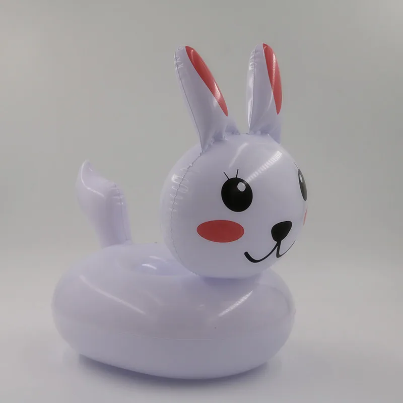 Кролик плавать надувной держатель для банки ming бассейн пляж напитков на