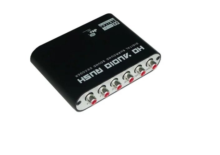 DHL free.3 шт. HD AUDIO RUSH.SPDIF коаксиальный до 5 1/2 1 каналов AC3/DTS аудио декодер передача
